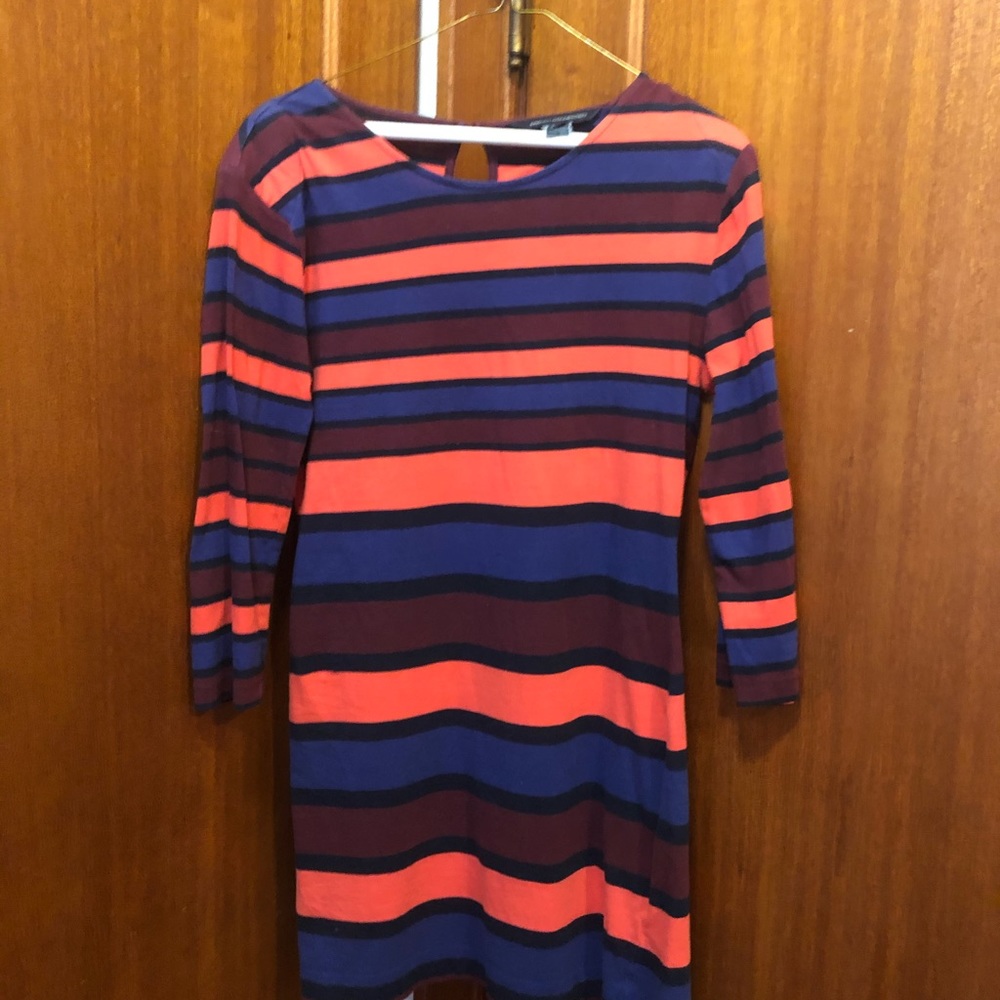 FRENCH CONNECTION JERSEY STRIPED DRESS - Picture 3 of 3